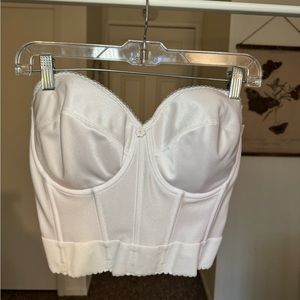 White corset top